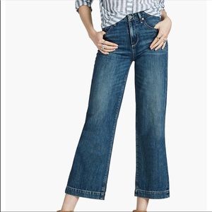 Lucky Brand Cropped Wide Leg Jeans Size 10/30